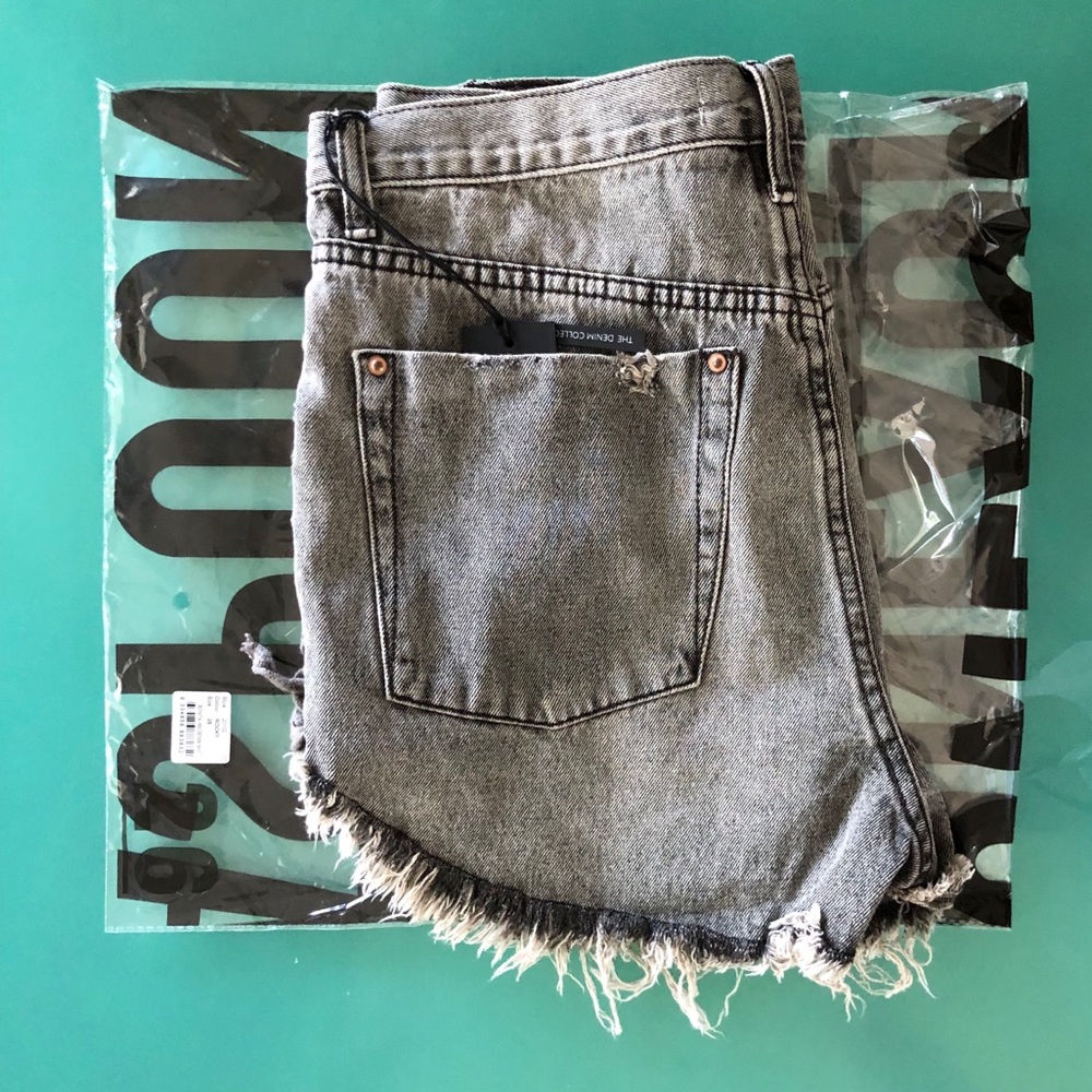 NWT One teaspoon high waisted jean shorts